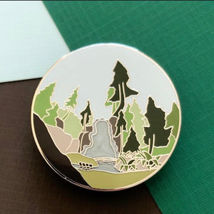 Dragon Age Origins "Brecilian Forest" Vista Enamel Pin