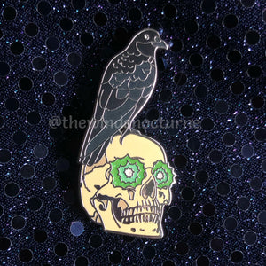 Dragon Age Ocularum Skull & Crow Pins